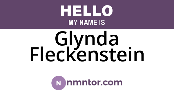 Glynda Fleckenstein