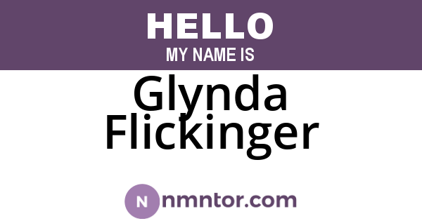 Glynda Flickinger