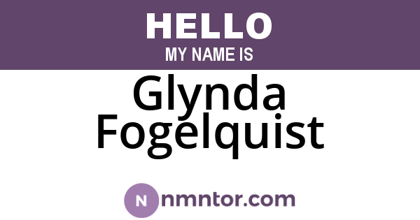 Glynda Fogelquist