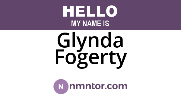 Glynda Fogerty