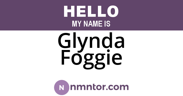 Glynda Foggie