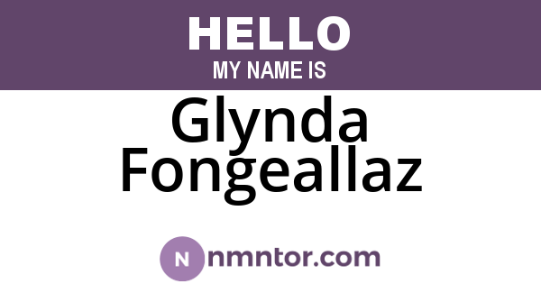 Glynda Fongeallaz