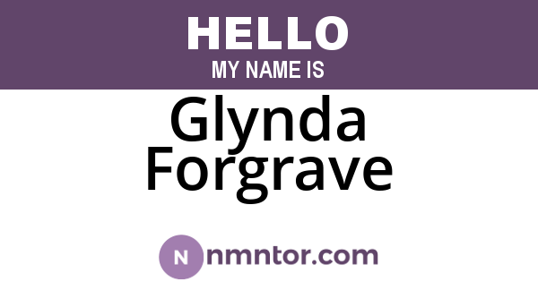 Glynda Forgrave
