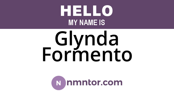 Glynda Formento