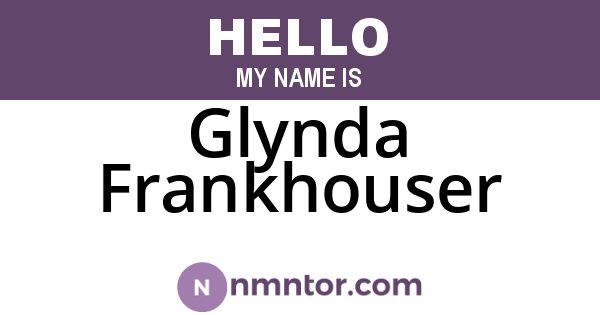 Glynda Frankhouser