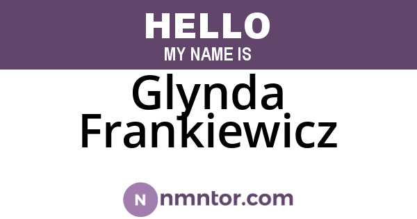 Glynda Frankiewicz