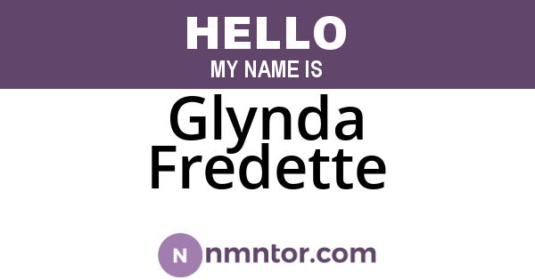 Glynda Fredette