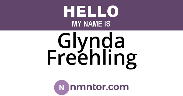Glynda Freehling
