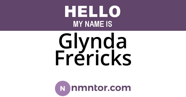 Glynda Frericks