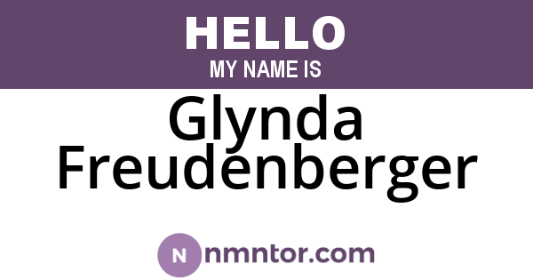 Glynda Freudenberger