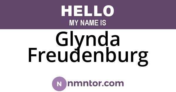 Glynda Freudenburg