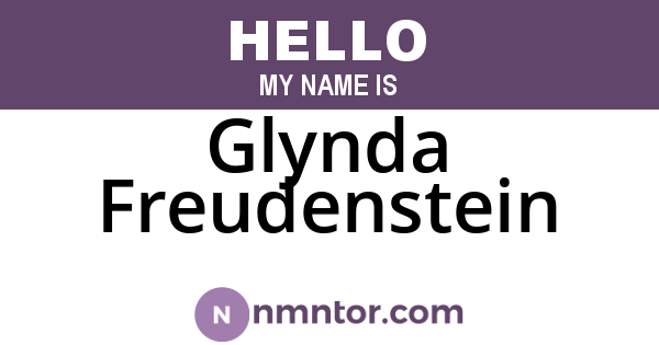 Glynda Freudenstein