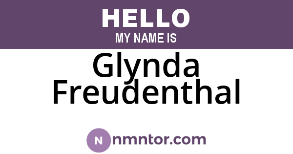 Glynda Freudenthal