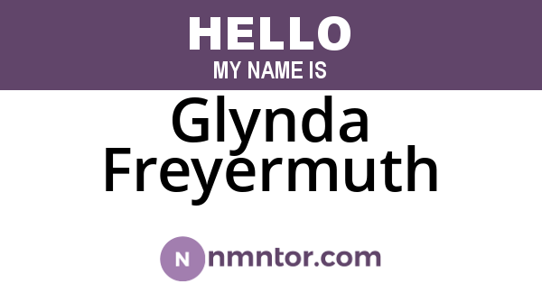 Glynda Freyermuth