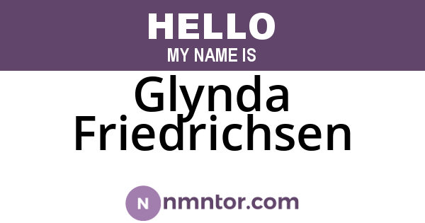 Glynda Friedrichsen