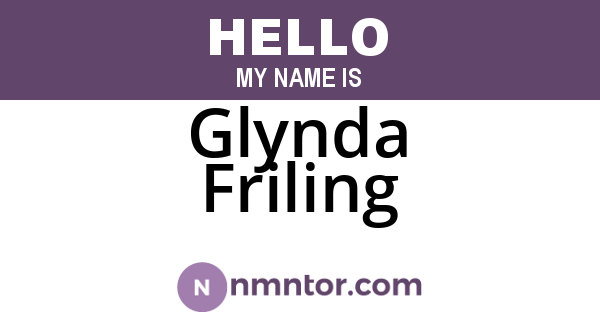 Glynda Friling