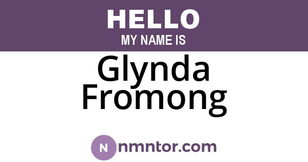 Glynda Fromong