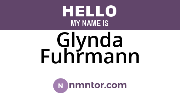 Glynda Fuhrmann