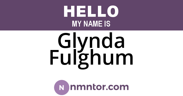 Glynda Fulghum