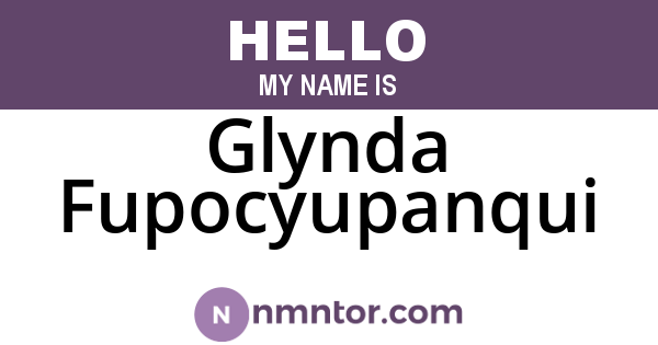 Glynda Fupocyupanqui