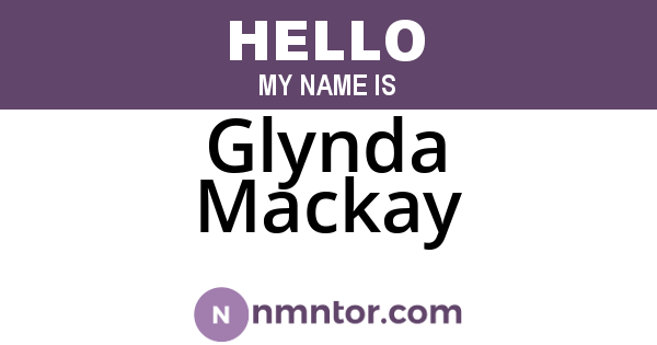 Glynda Mackay