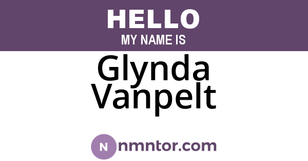 Glynda Vanpelt