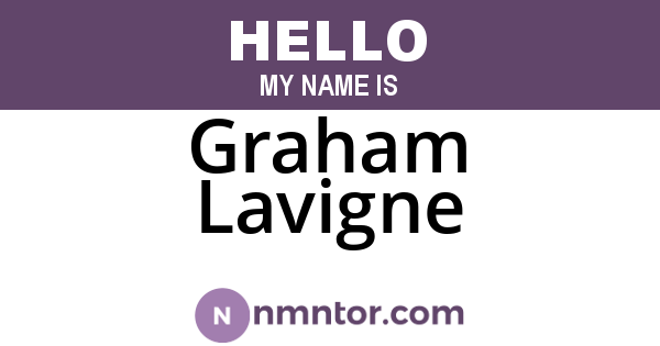 Graham Lavigne