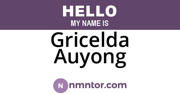 Gricelda Auyong