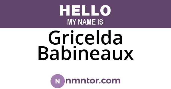Gricelda Babineaux
