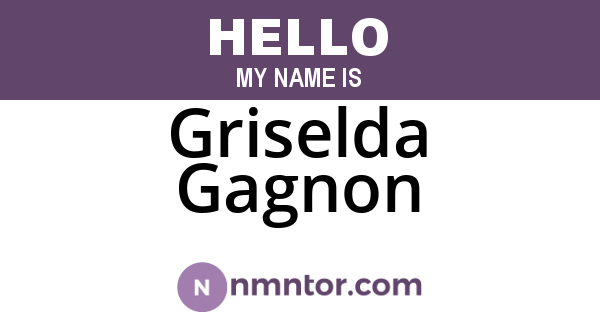 Griselda Gagnon
