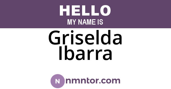 Griselda Ibarra