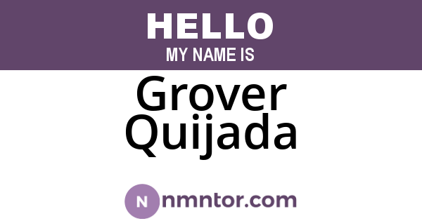 Grover Quijada