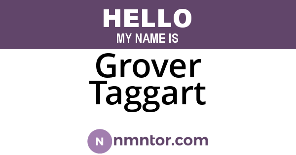 Grover Taggart