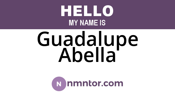Guadalupe Abella