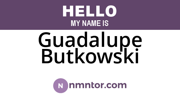 Guadalupe Butkowski