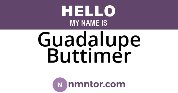 Guadalupe Buttimer