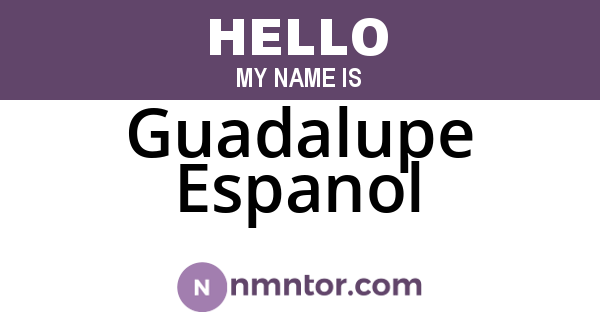 Guadalupe Espanol