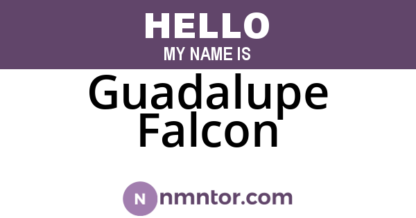 Guadalupe Falcon