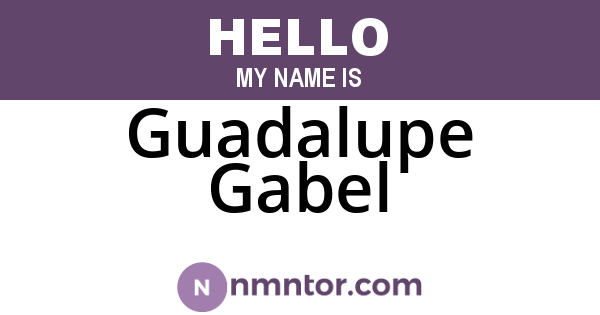 Guadalupe Gabel