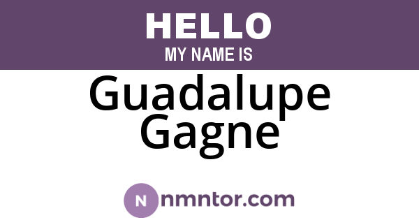 Guadalupe Gagne
