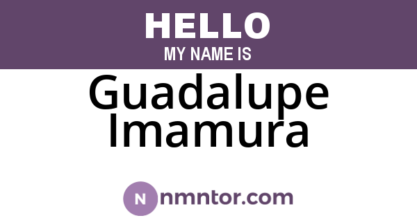 Guadalupe Imamura
