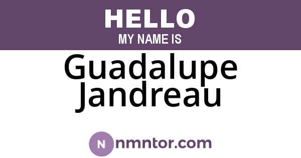 Guadalupe Jandreau