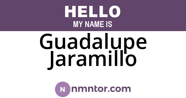 Guadalupe Jaramillo