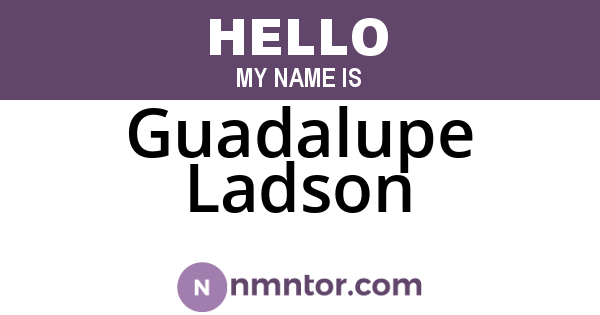 Guadalupe Ladson