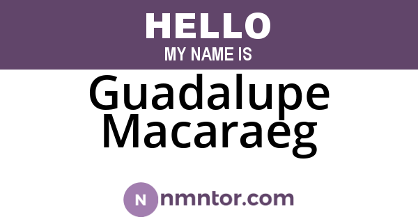 Guadalupe Macaraeg