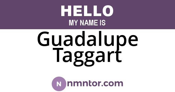 Guadalupe Taggart