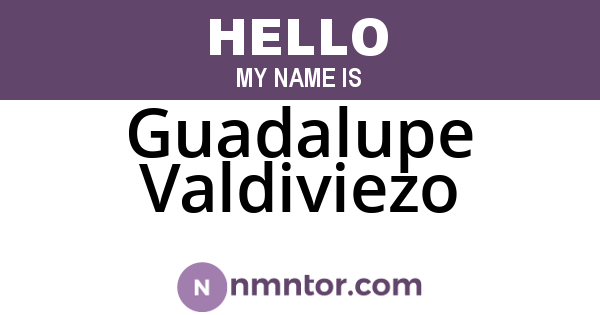 Guadalupe Valdiviezo