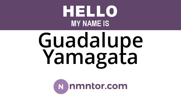 Guadalupe Yamagata