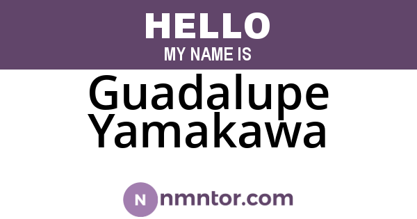 Guadalupe Yamakawa