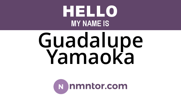 Guadalupe Yamaoka